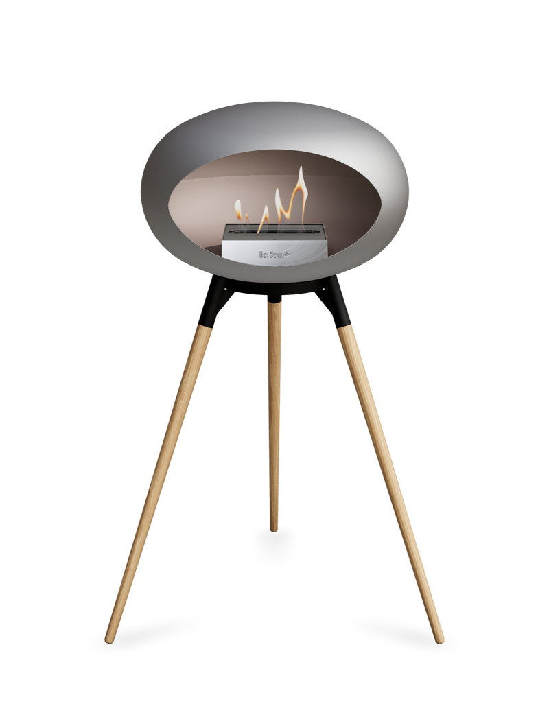 Le Feu Dome Ground High – Freestanding Bioethanol Fireplace (Classic 525)