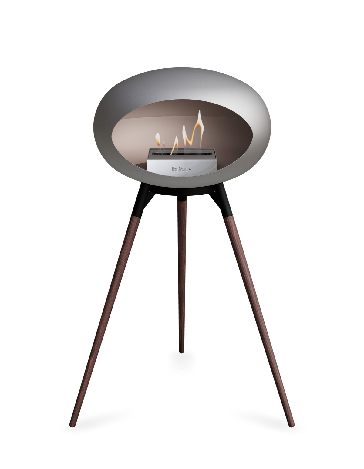 Le Feu Dome Ground High – Freestanding Bioethanol Fireplace (Classic 525)