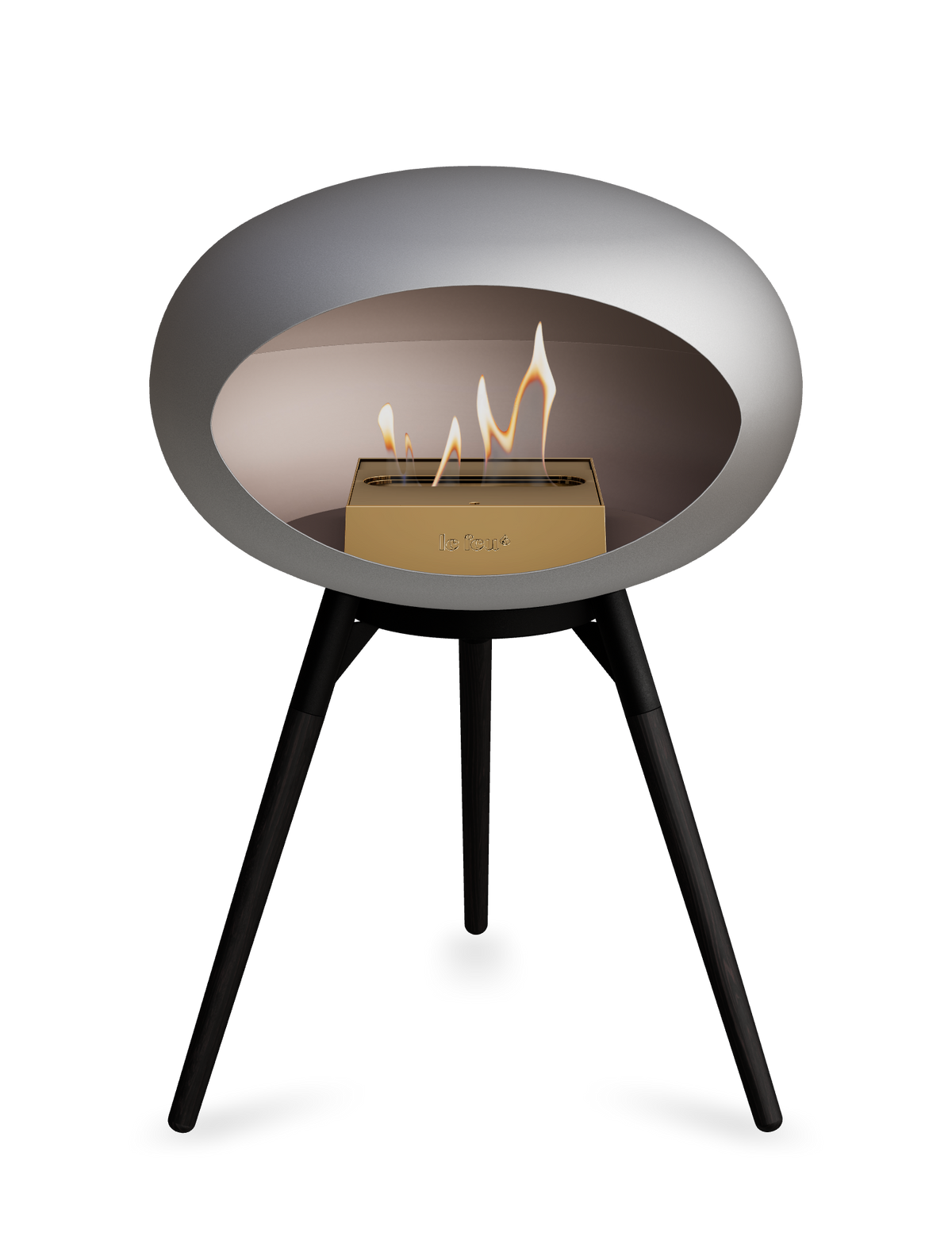 Le Feu Dome Ground Low – Freestanding Bioethanol Fireplace, Classic Size