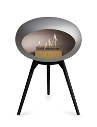 Le Feu Dome Ground Low – Freestanding Bioethanol Fireplace, Classic Size