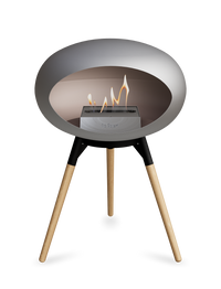 Le Feu Dome Ground Low – Freestanding Bioethanol Fireplace, Classic Size