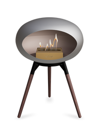 Le Feu Dome Ground Low – Freestanding Bioethanol Fireplace, Classic Size