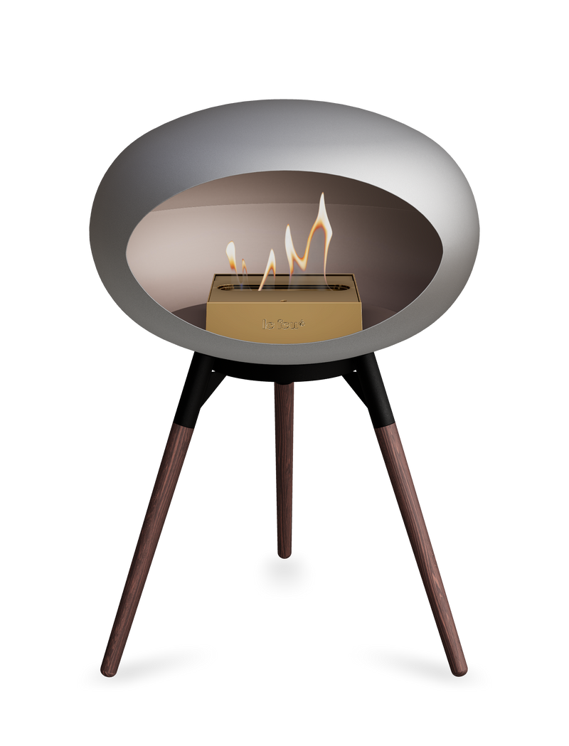Le Feu Dome Ground Low – Freestanding Bioethanol Fireplace, Classic Size