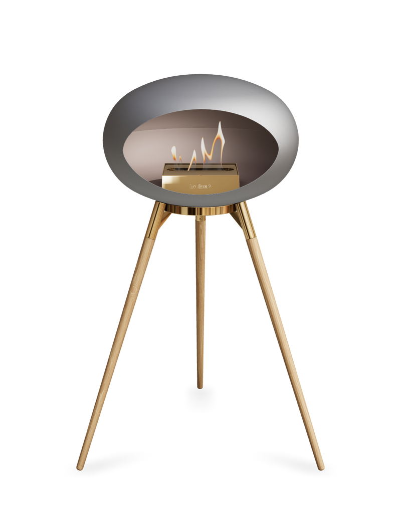 Le Feu Dome Ground High – Freestanding Bioethanol Fireplace (Classic 525)