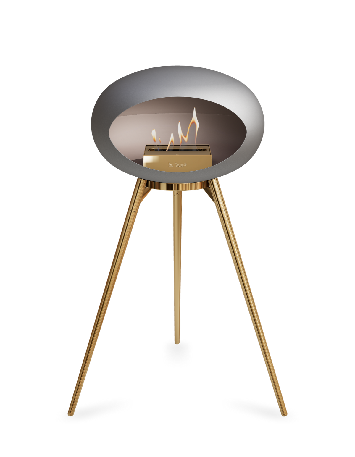 Le Feu Dome Ground High – Freestanding Bioethanol Fireplace (Classic 525)