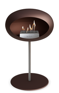 Le Feu Dome Steel Low – Bioethanol Fireplace, Classic Dome