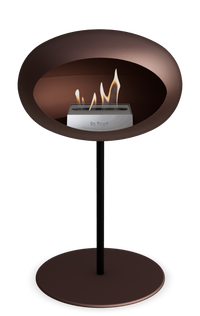 Le Feu Dome Steel Low – Bioethanol Fireplace, Classic Dome