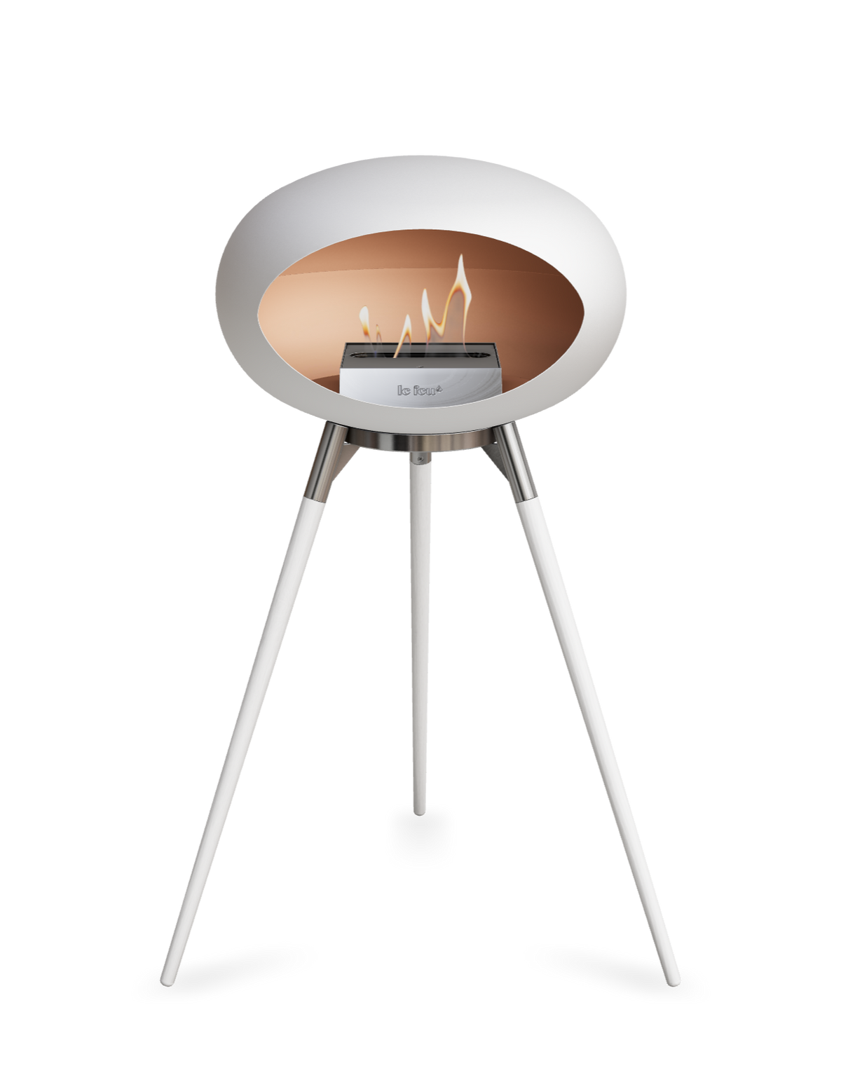 Le Feu Dome Ground High – Freestanding Bioethanol Fireplace (Classic 525)