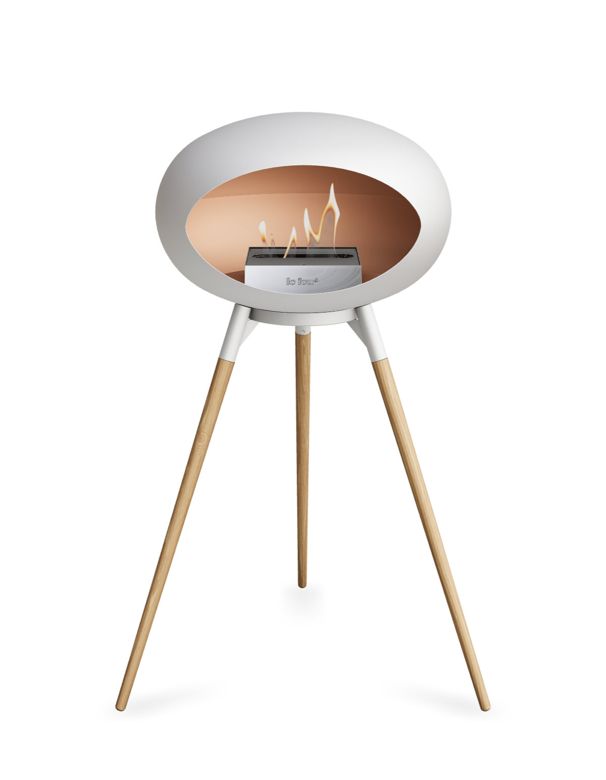 Le Feu Dome Ground High – Freestanding Bioethanol Fireplace (Classic 525)