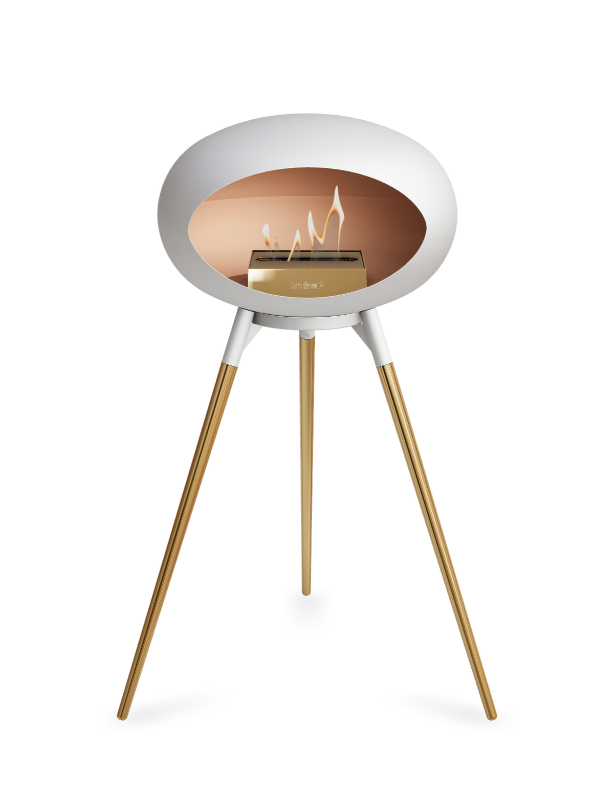 Le Feu Dome Ground High – Freestanding Bioethanol Fireplace (Classic 525)