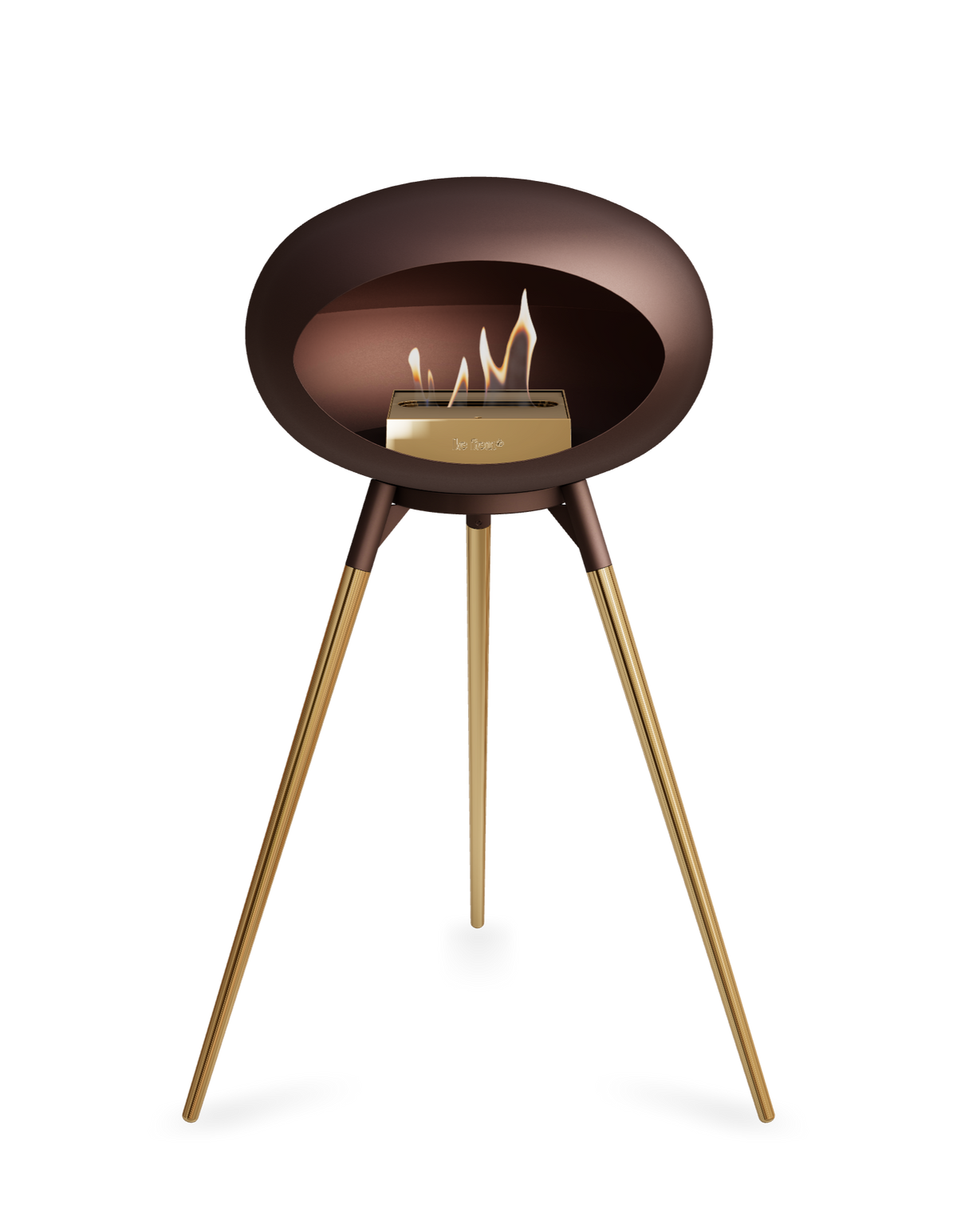 Le Feu Dome Ground High – Freestanding Bioethanol Fireplace (Classic 525)