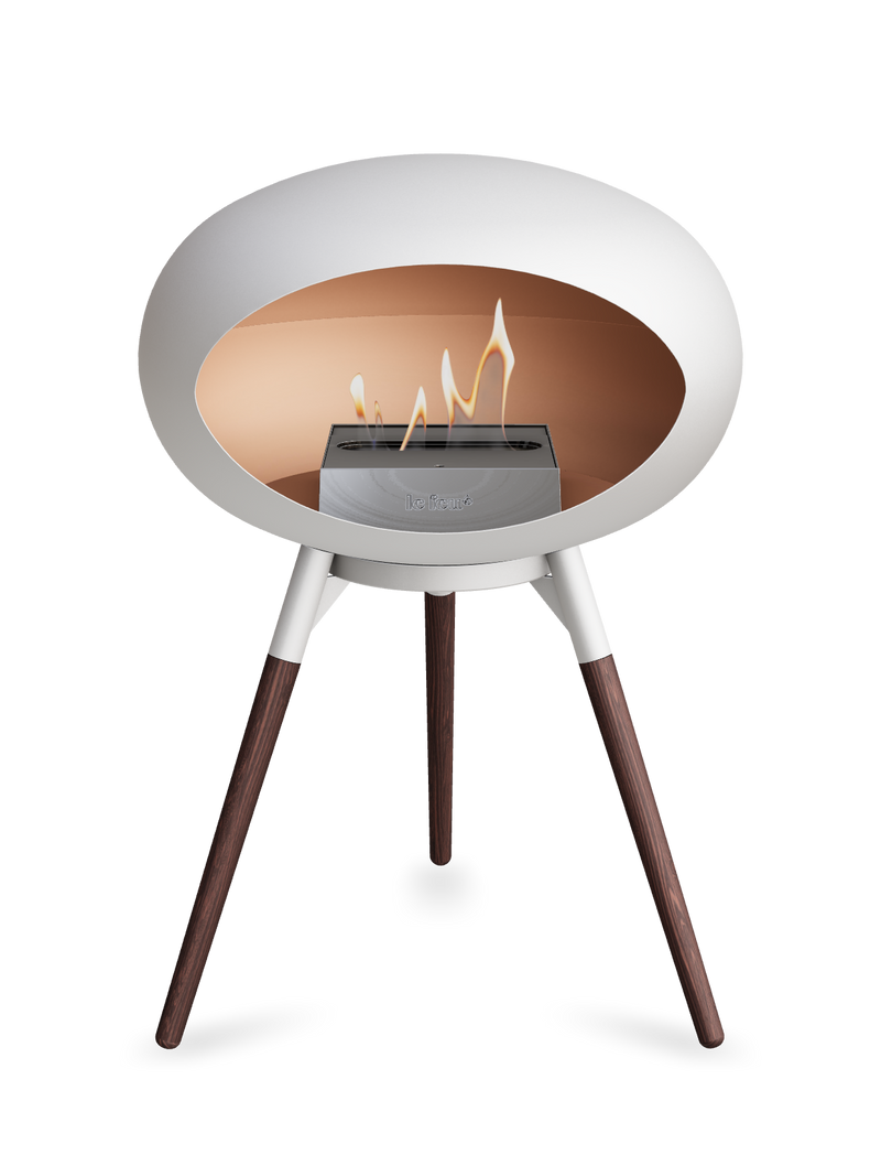 Le Feu Dome Ground Low – Freestanding Bioethanol Fireplace, Classic Size
