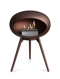 Le Feu Dome Ground Low – Freestanding Bioethanol Fireplace, Classic Size