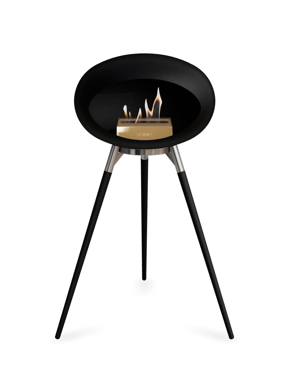 Le Feu Dome Ground High – Freestanding Bioethanol Fireplace (Classic 525)