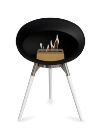 Le Feu Dome Ground Low – Freestanding Bioethanol Fireplace, Classic Size