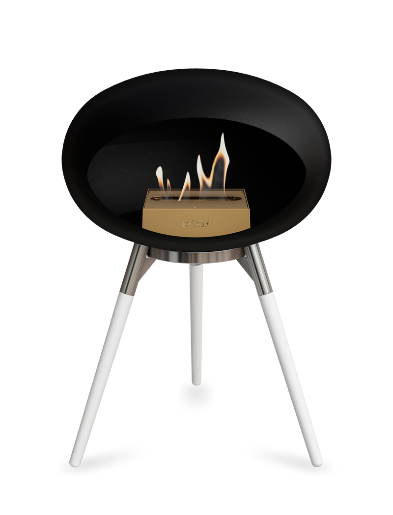 Le Feu Dome Ground Low – Freestanding Bioethanol Fireplace, Classic Size