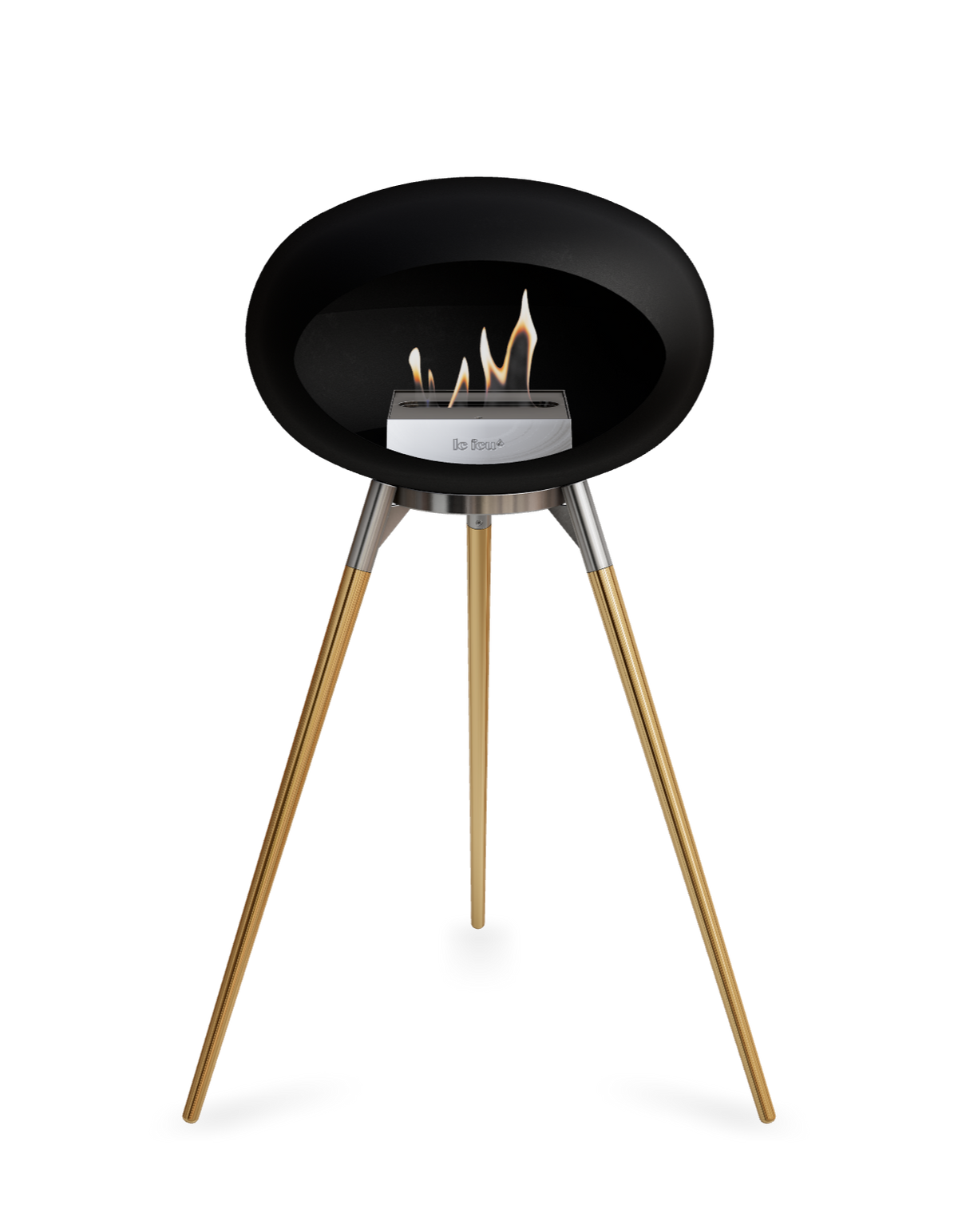 Le Feu Dome Ground High – Freestanding Bioethanol Fireplace (Classic 525)