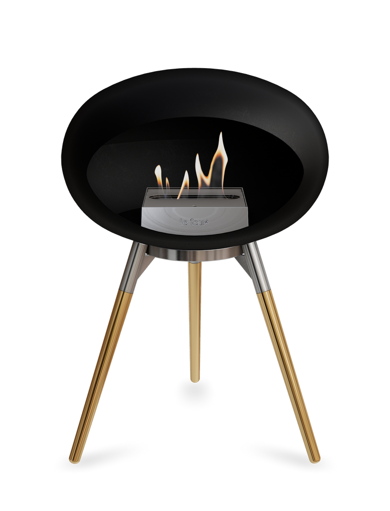 Le Feu Dome Ground Low – Freestanding Bioethanol Fireplace, Classic Size