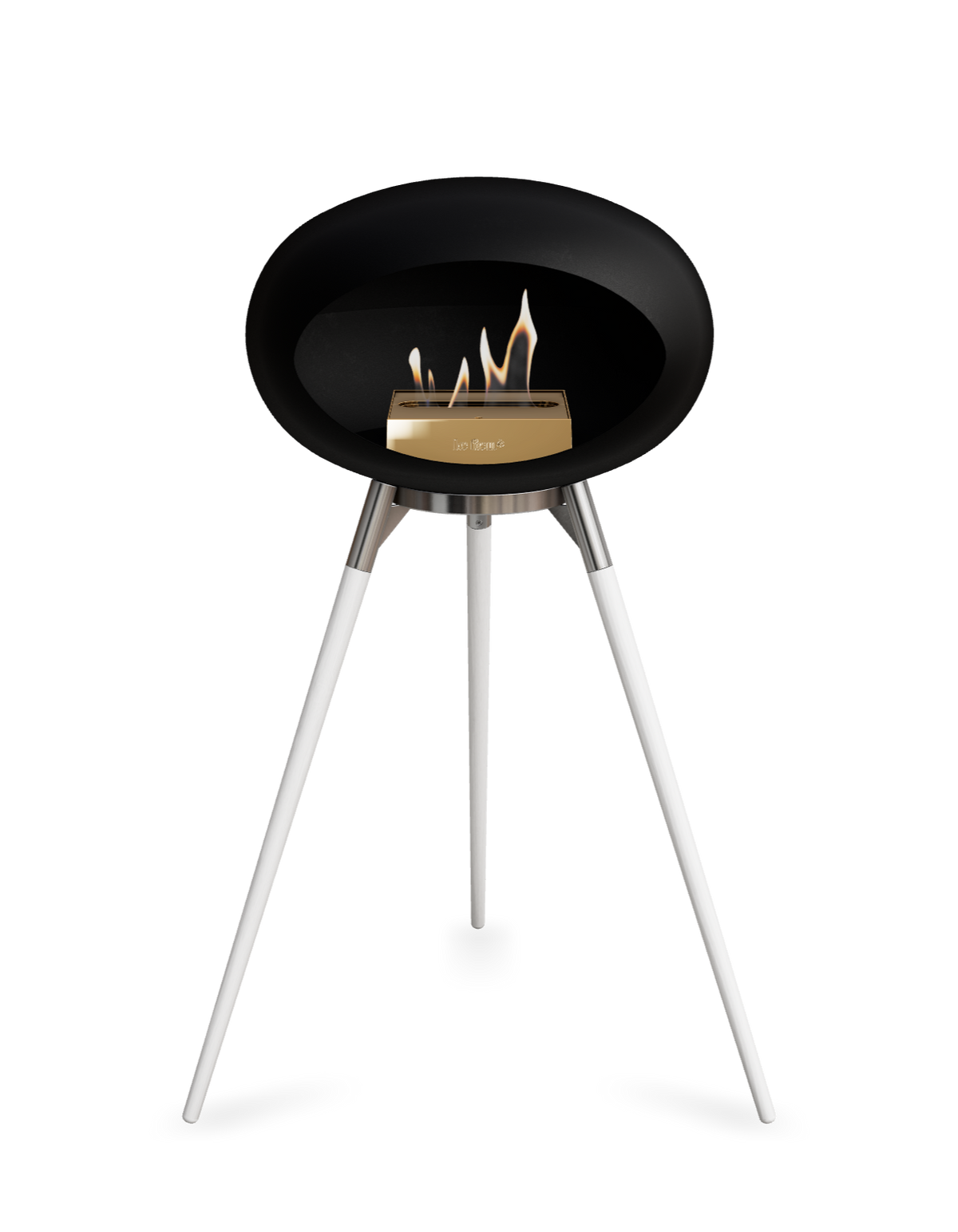 Le Feu Dome Ground High – Freestanding Bioethanol Fireplace (Classic 525)