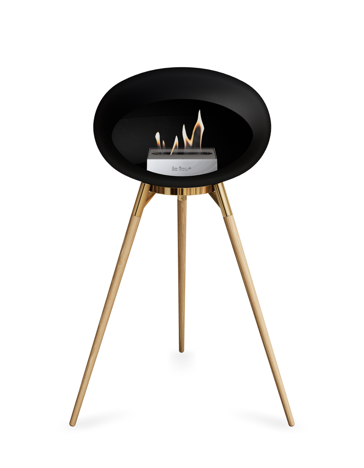 Le Feu Dome Ground High – Freestanding Bioethanol Fireplace (Classic 525)