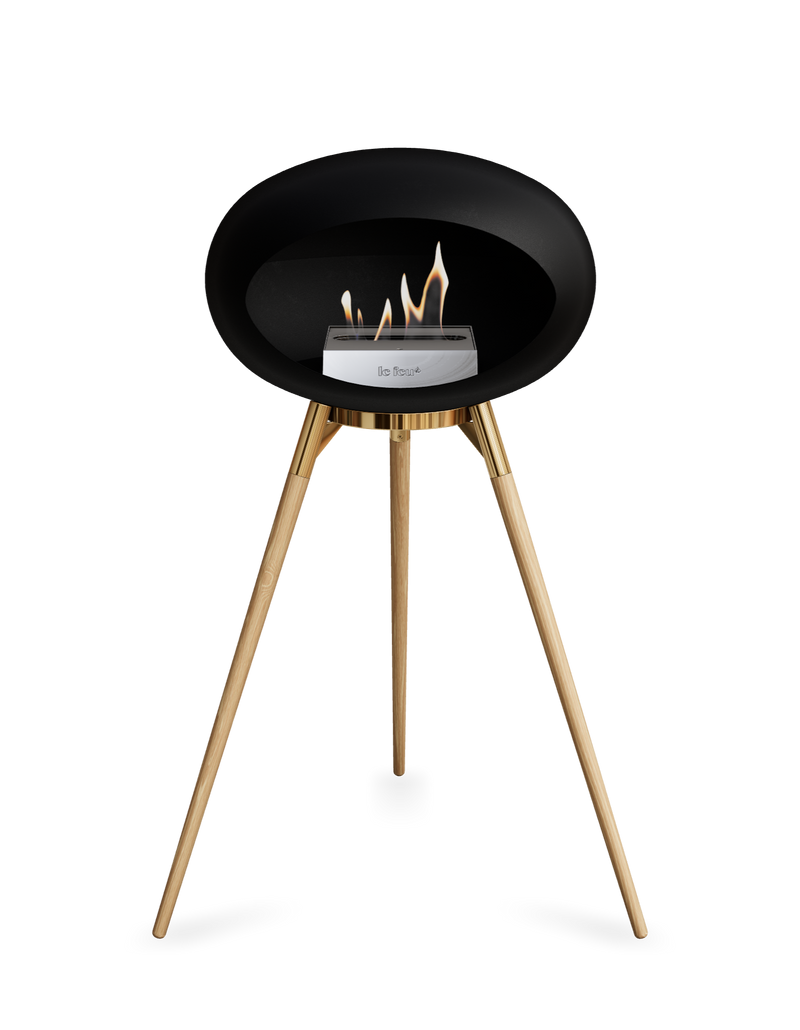 Le Feu Dome Ground High – Freestanding Bioethanol Fireplace (Classic 525)