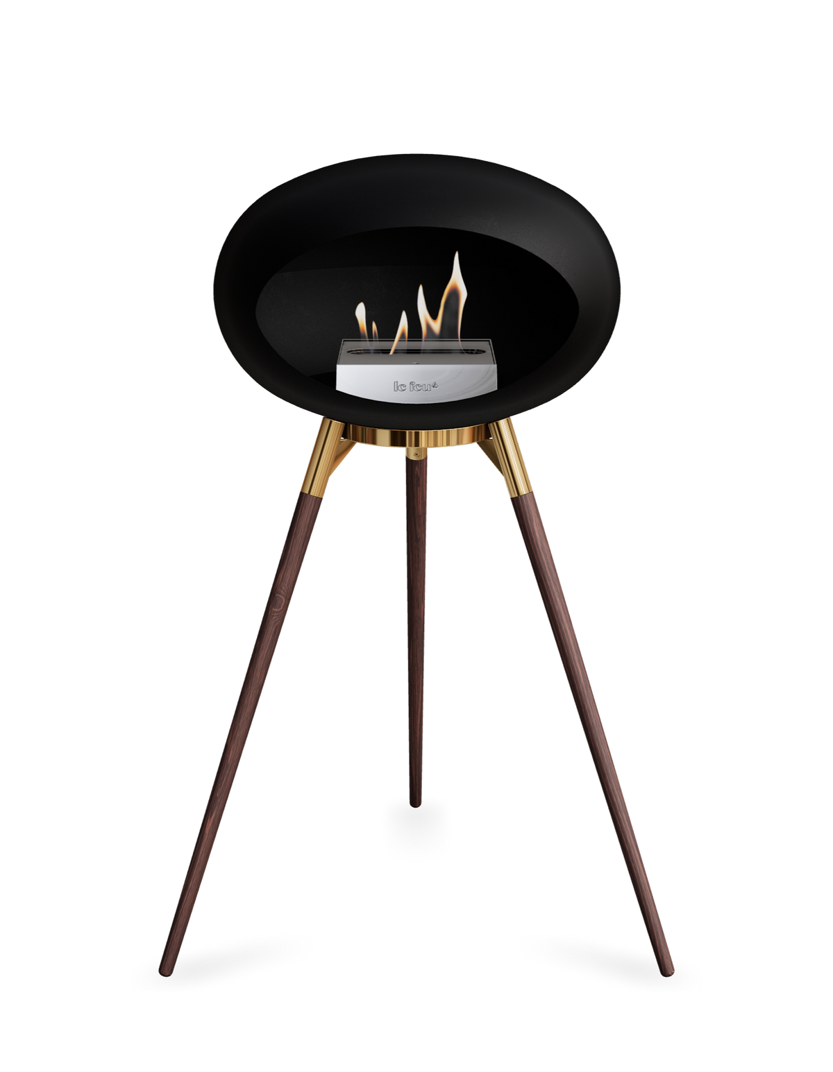 Le Feu Dome Ground High – Freestanding Bioethanol Fireplace (Classic 525)