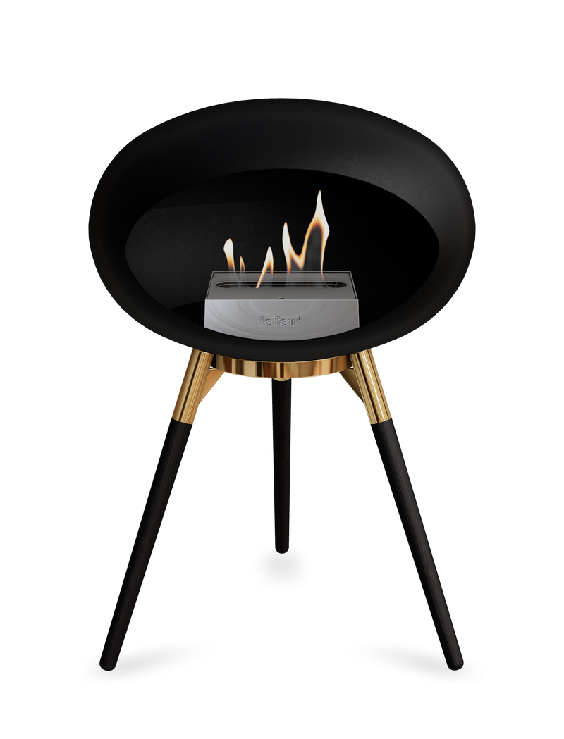 Le Feu Dome Ground Low – Freestanding Bioethanol Fireplace, Classic Size