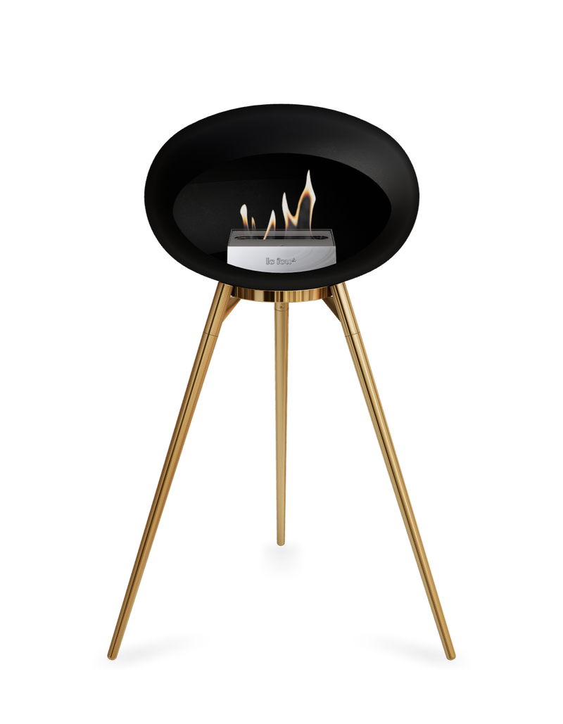 Le Feu Dome Ground High – Freestanding Bioethanol Fireplace (Classic 525)