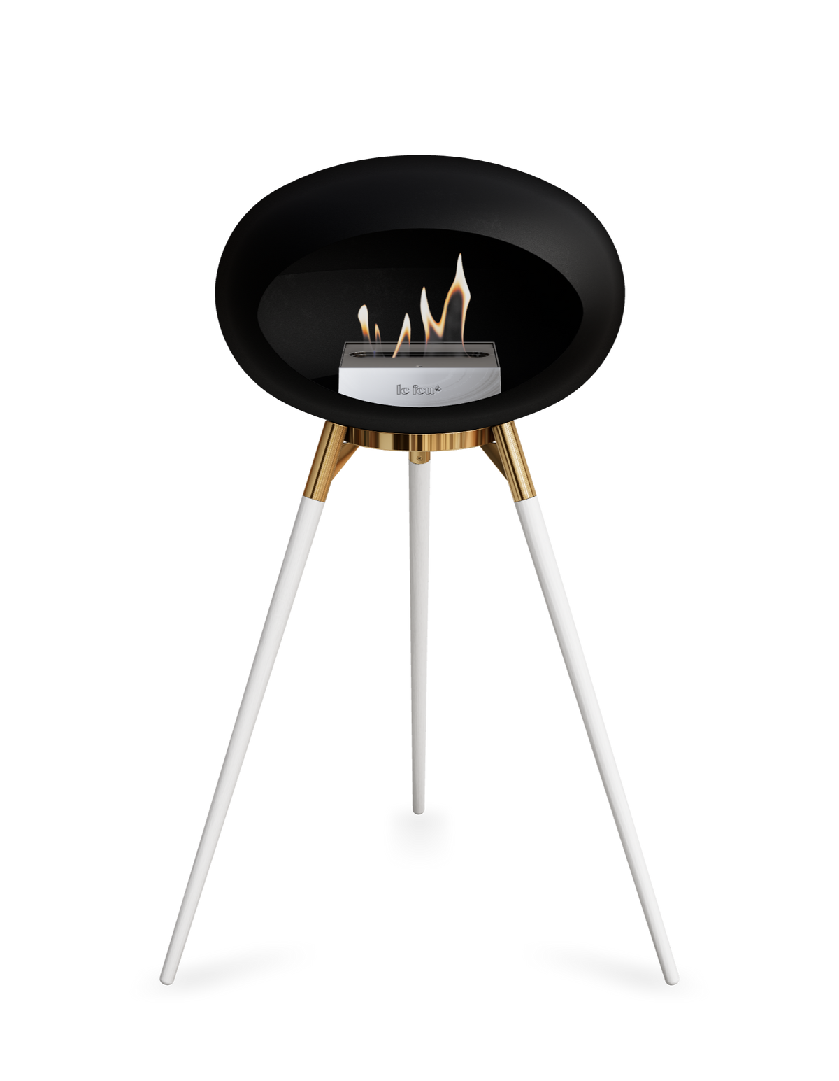 Le Feu Dome Ground High – Freestanding Bioethanol Fireplace (Classic 525)