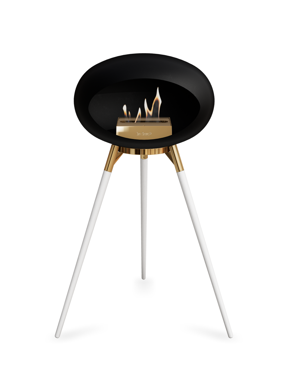 Le Feu Dome Ground High – Freestanding Bioethanol Fireplace (Classic 525)