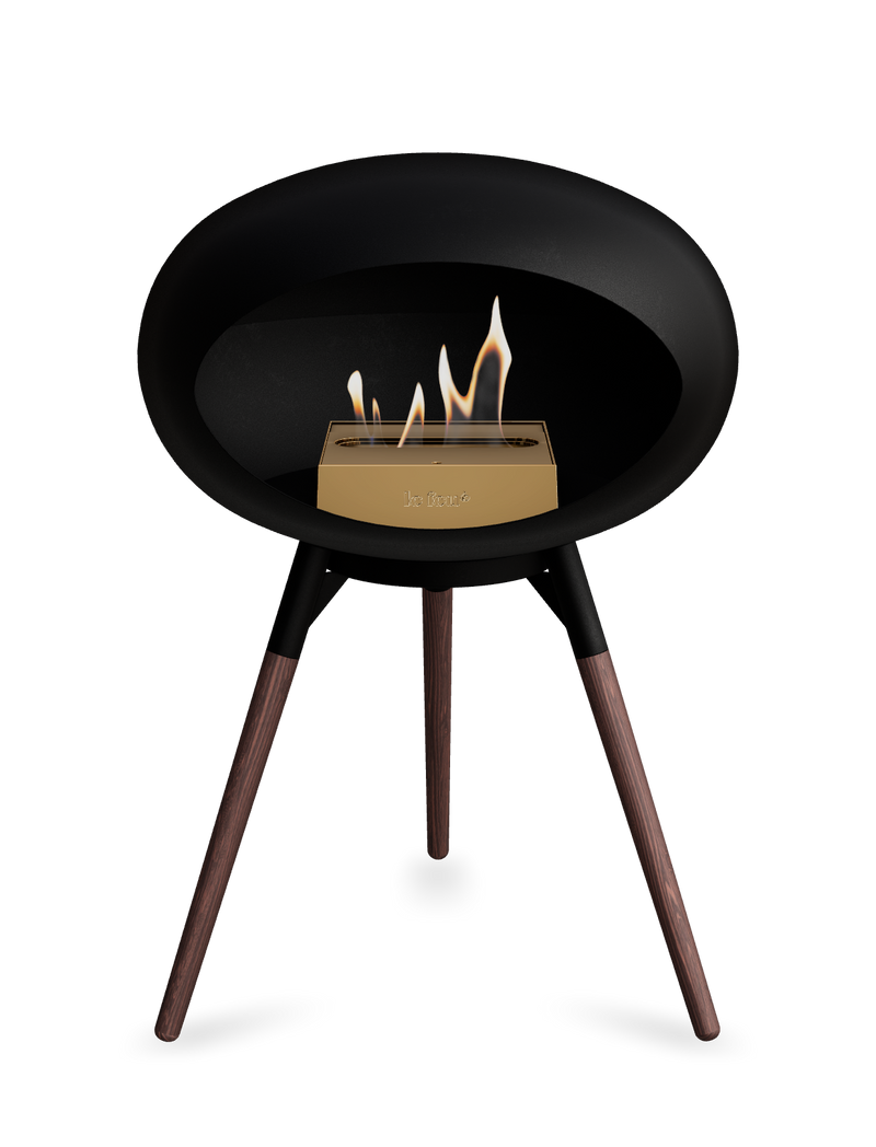Le Feu Dome Ground Low – Freestanding Bioethanol Fireplace, Classic Size