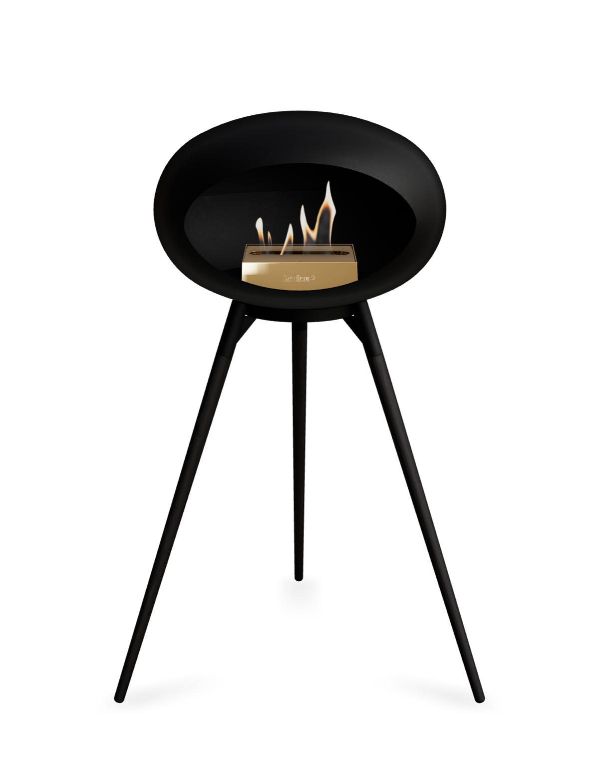 Le Feu Dome Ground High – Freestanding Bioethanol Fireplace (Classic 525)