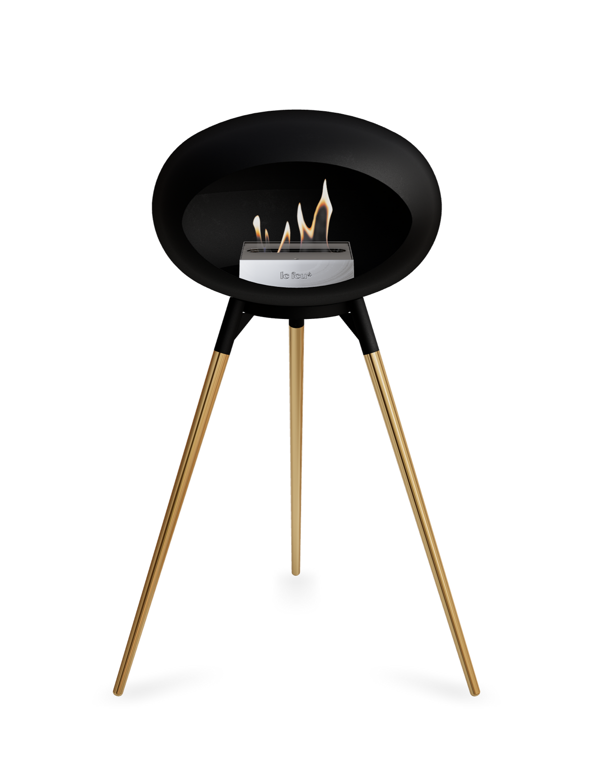 Le Feu Dome Ground High – Freestanding Bioethanol Fireplace (Classic 525)