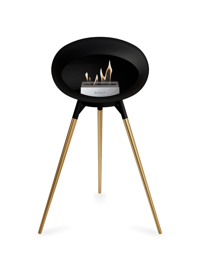 Le Feu Dome Ground High – Freestanding Bioethanol Fireplace (Classic 525)