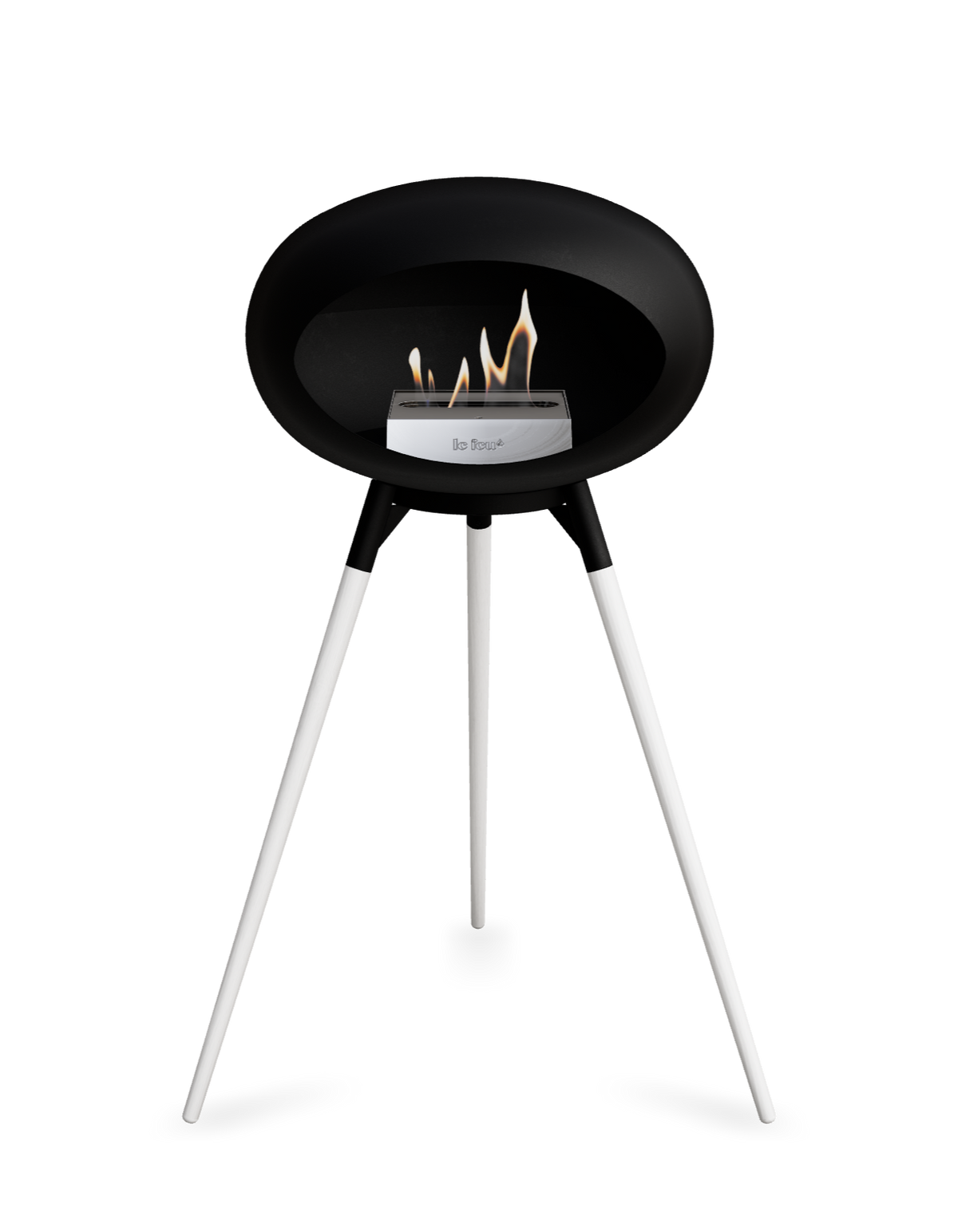 Le Feu Dome Ground High – Freestanding Bioethanol Fireplace (Classic 525)