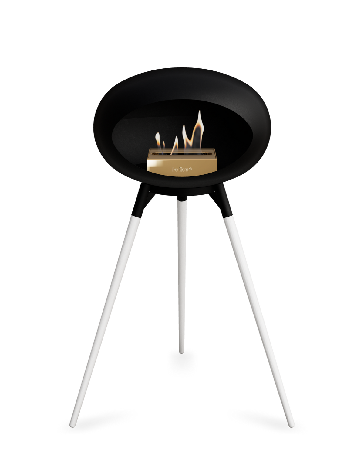 Le Feu Dome Ground High – Freestanding Bioethanol Fireplace (Classic 525)