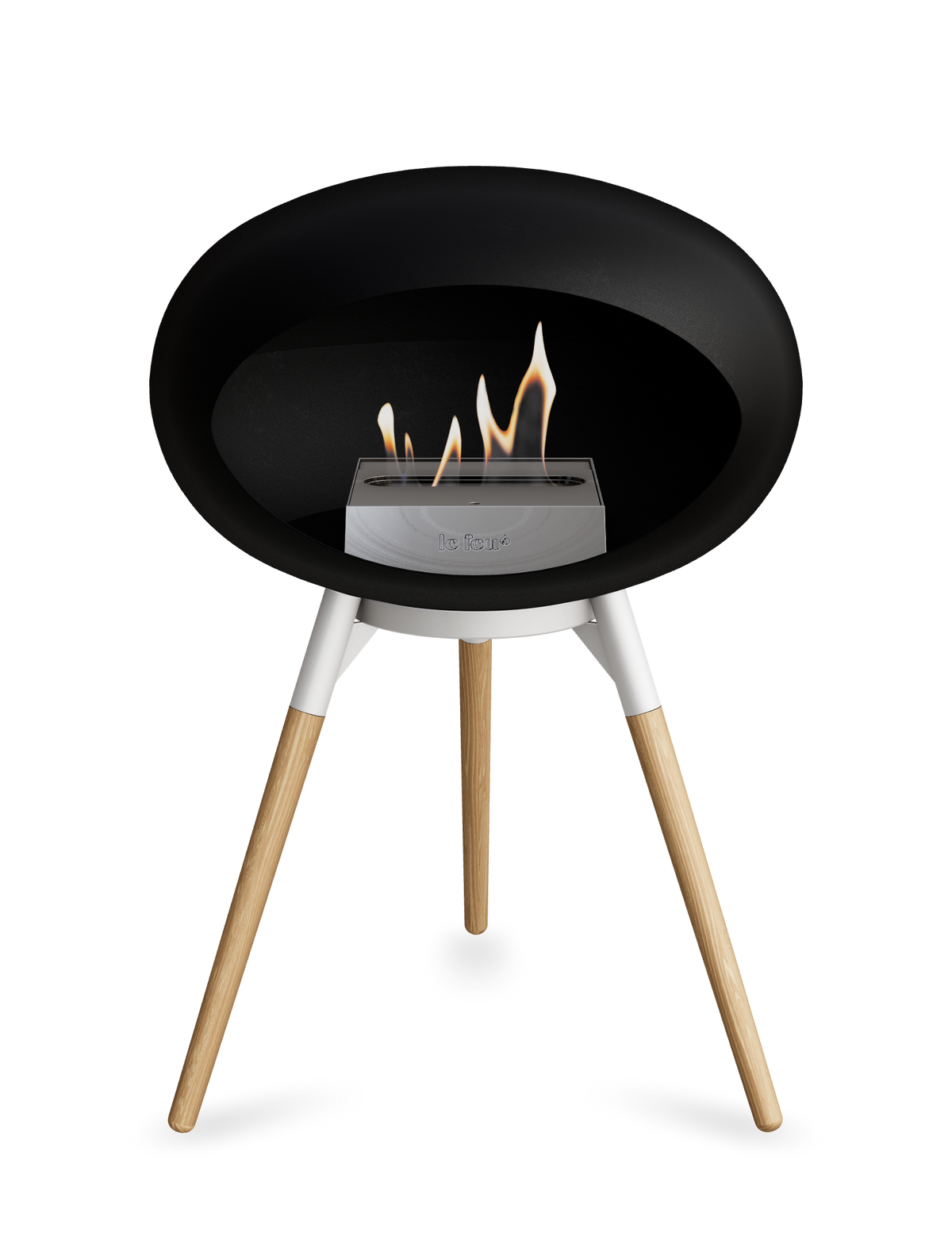 Le Feu Dome Ground Low – Freestanding Bioethanol Fireplace, Classic Size