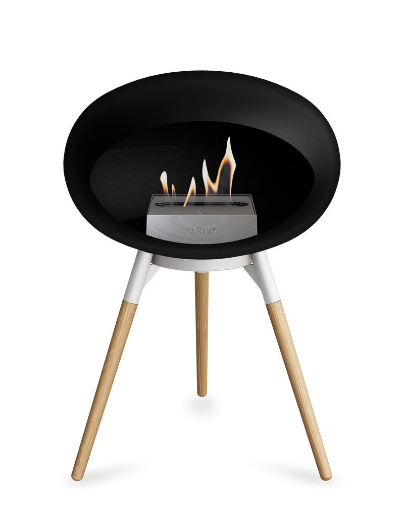 Le Feu Dome Ground Low – Freestanding Bioethanol Fireplace, Classic Size