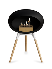 Le Feu Dome Ground Low – Freestanding Bioethanol Fireplace, Classic Size