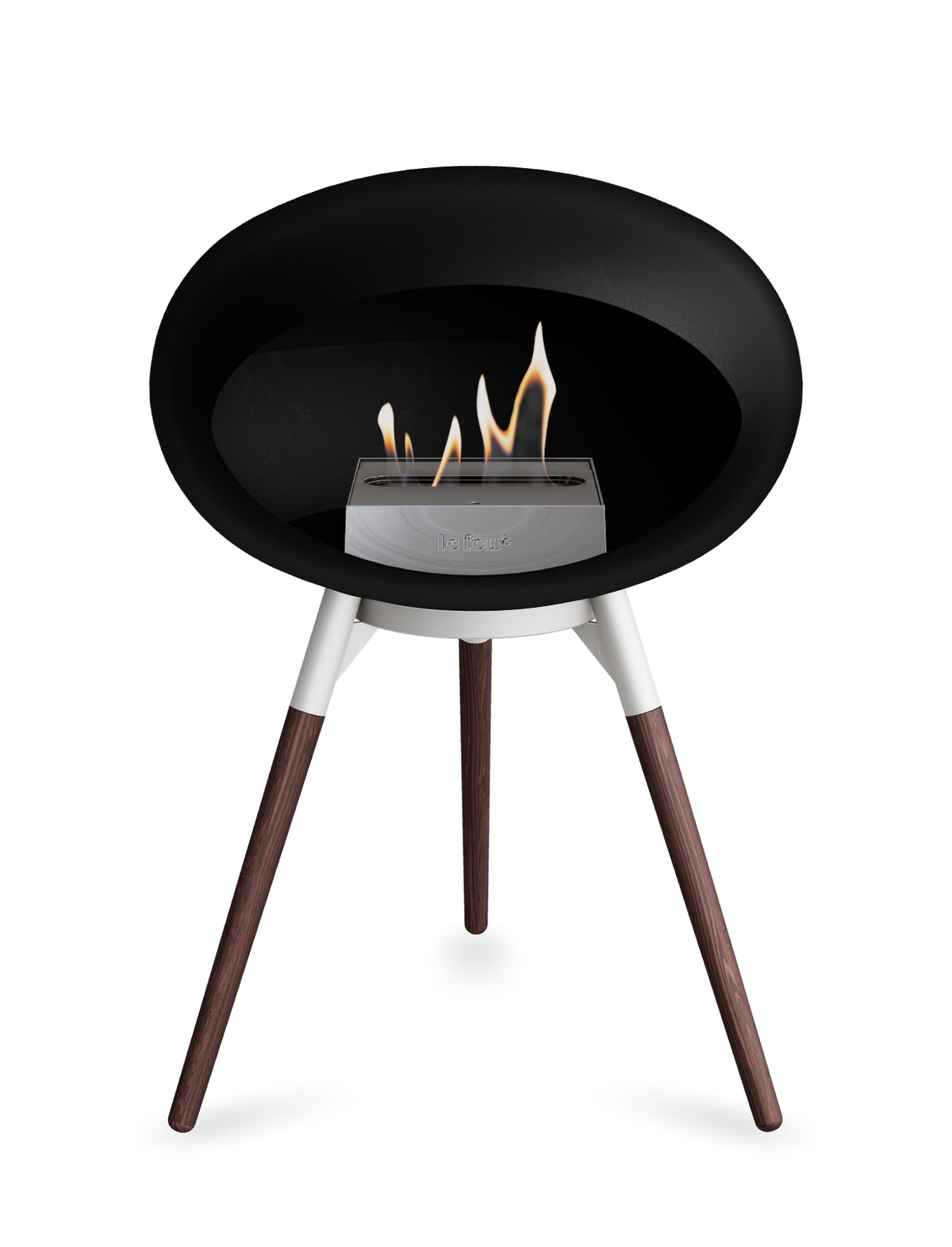 Le Feu Dome Ground Low – Freestanding Bioethanol Fireplace, Classic Size