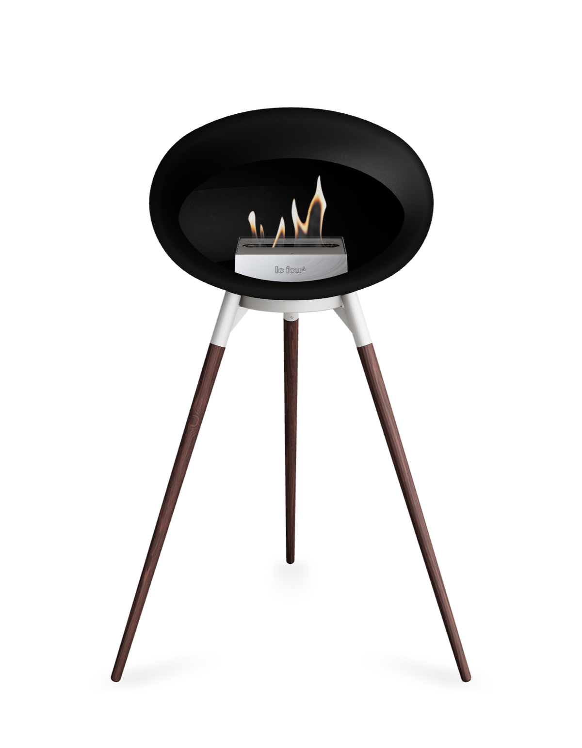Le Feu Dome Ground High – Freestanding Bioethanol Fireplace (Classic 525)