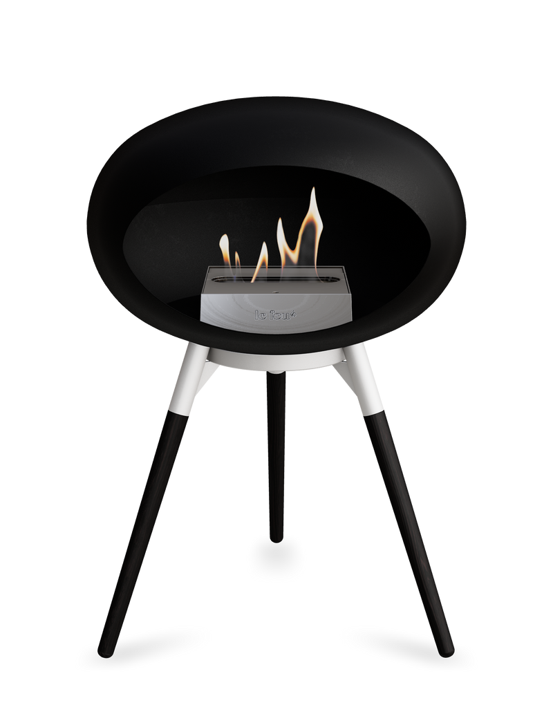 Le Feu Dome Ground Low – Freestanding Bioethanol Fireplace, Classic Size