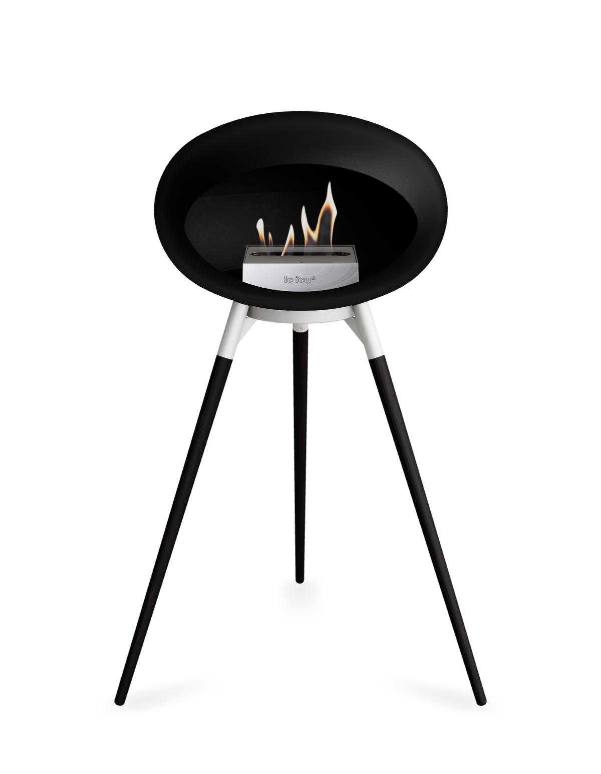 Le Feu Dome Ground High – Freestanding Bioethanol Fireplace (Classic 525)