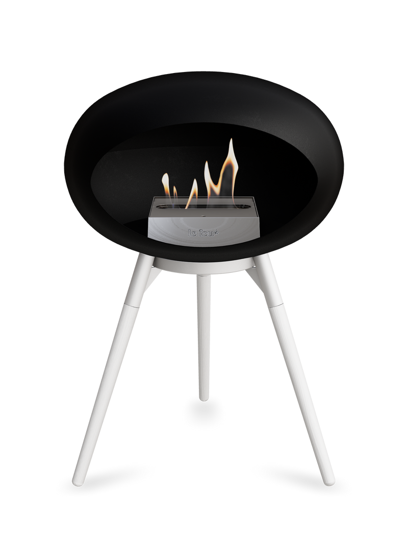 Le Feu Dome Ground Low – Freestanding Bioethanol Fireplace, Classic Size