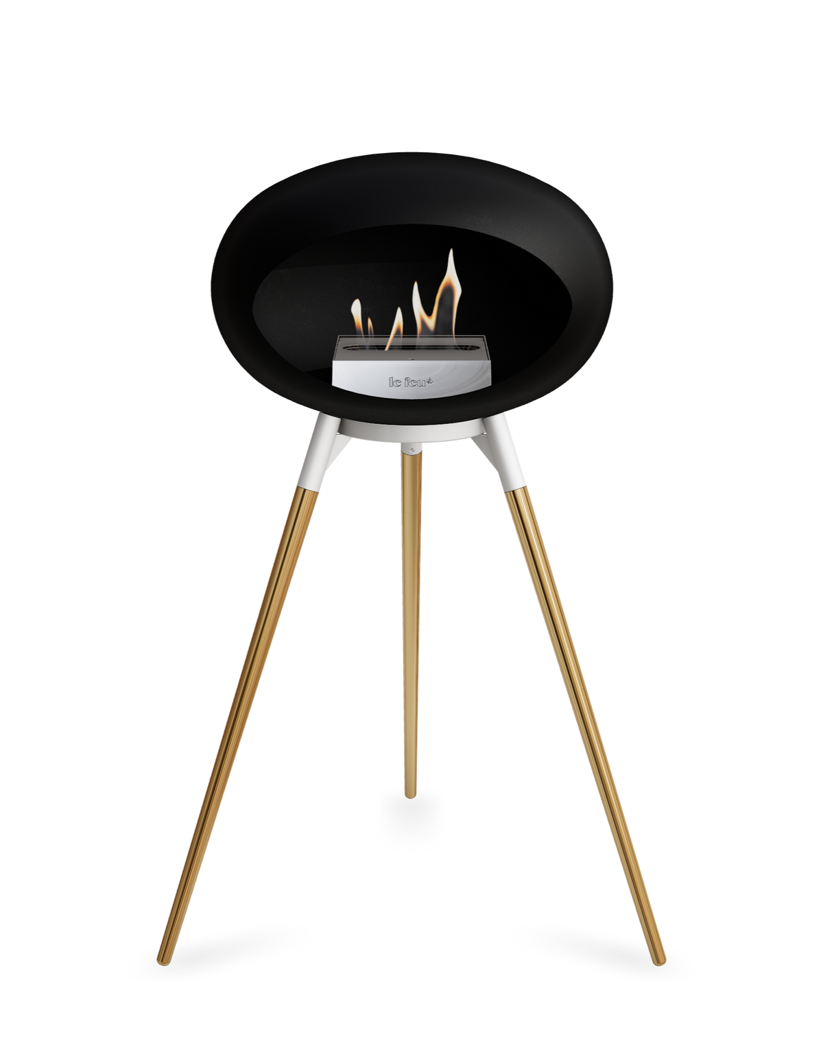 Le Feu Dome Ground High – Freestanding Bioethanol Fireplace (Classic 525)