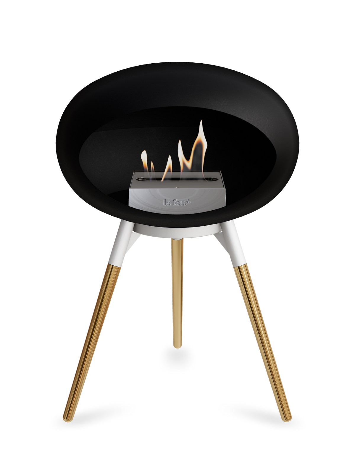 Le Feu Dome Ground Low – Freestanding Bioethanol Fireplace, Classic Size