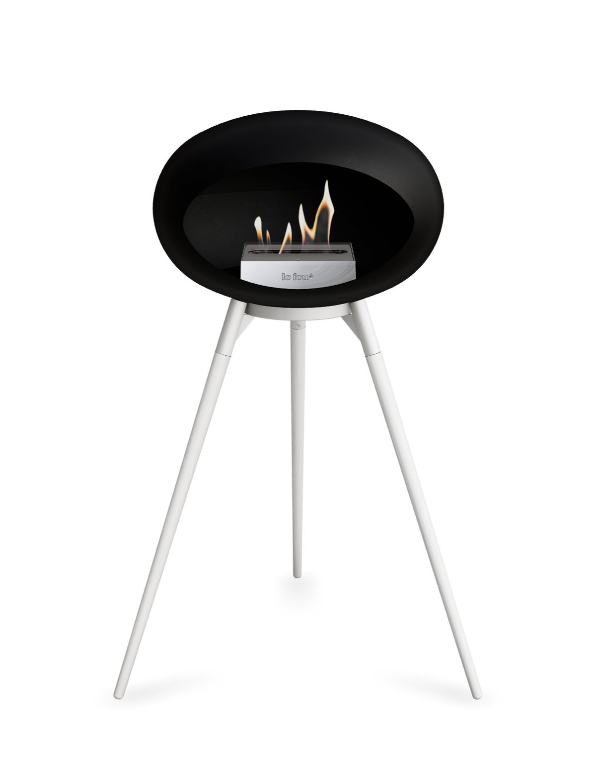 Le Feu Dome Ground High – Freestanding Bioethanol Fireplace (Classic 525)
