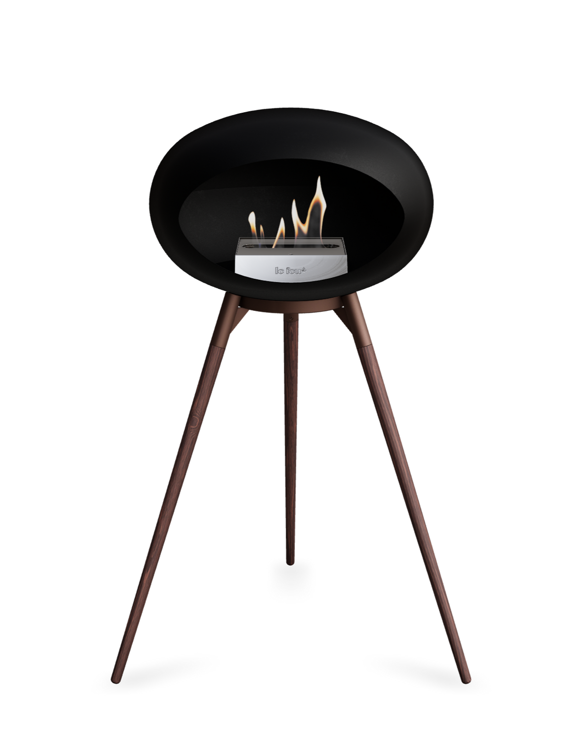 Le Feu Dome Ground High – Freestanding Bioethanol Fireplace (Classic 525)