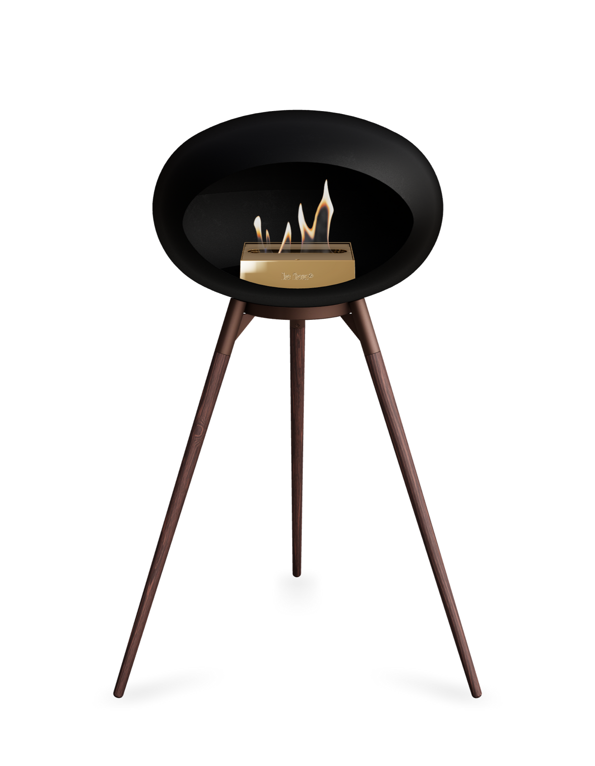Le Feu Dome Ground High – Freestanding Bioethanol Fireplace (Classic 525)