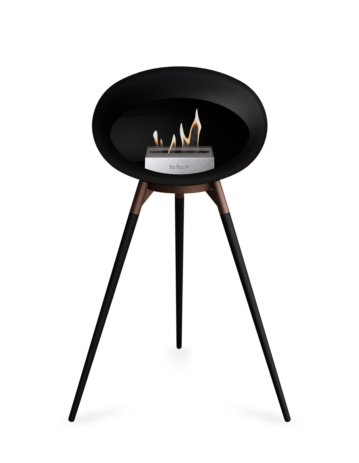 Le Feu Dome Ground High – Freestanding Bioethanol Fireplace (Classic 525)